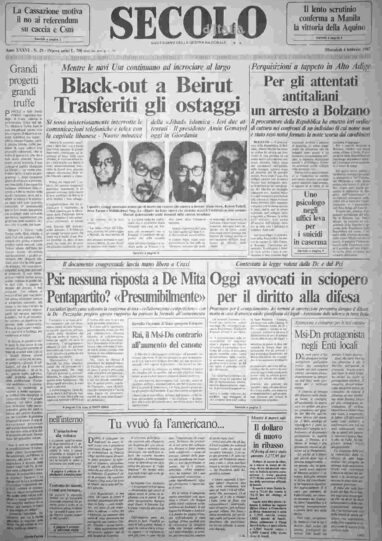 mercoledì 4 febbraio 1987