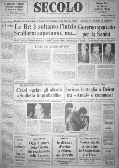 mercoledì 18 febbraio 1987