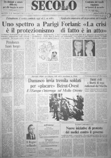 domenica 22 febbraio 1987