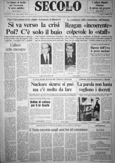 venerdì 27 febbraio 1987