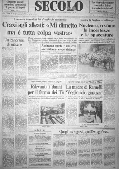 sabato 28 febbraio 1987