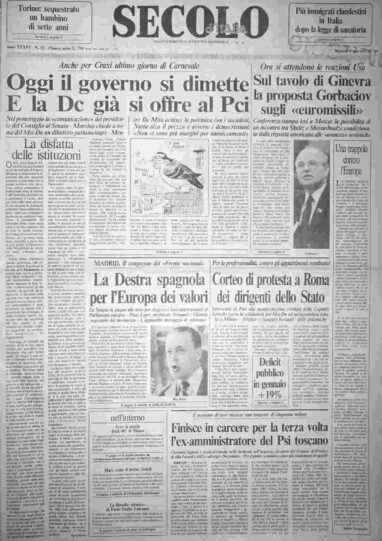 martedì 3 marzo 1987