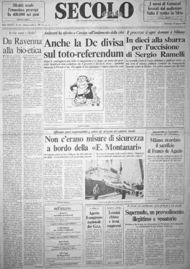 domenica 15 marzo 1987