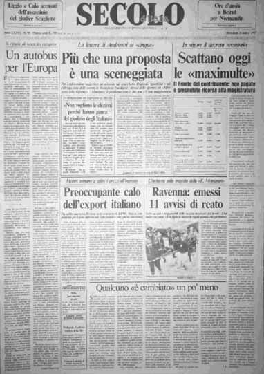 mercoledì 18 marzo 1987