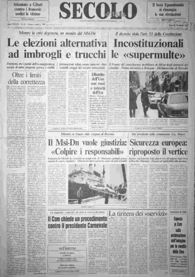 venerdì 20 marzo 1987