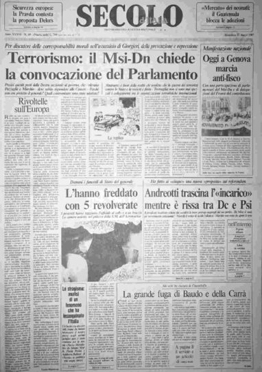 domenica 22 marzo 1987