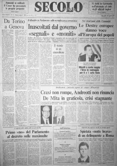 mercoledì 25 marzo 1987