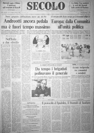 giovedì 26 marzo 1987