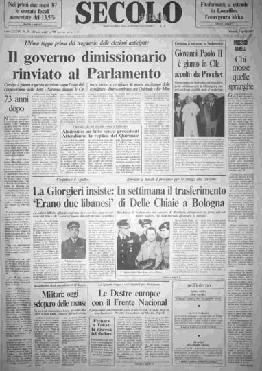 giovedì 2 aprile 1987