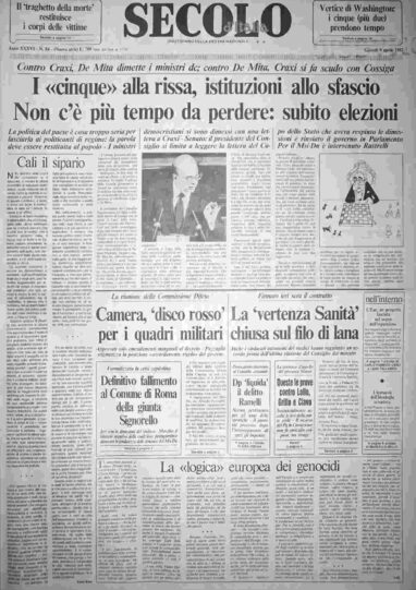 giovedì 9 aprile 1987