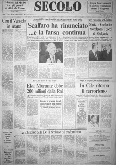 mercoledì 15 aprile 1987