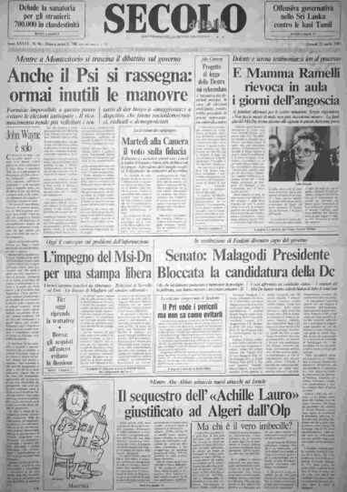 giovedì 23 aprile 1987
