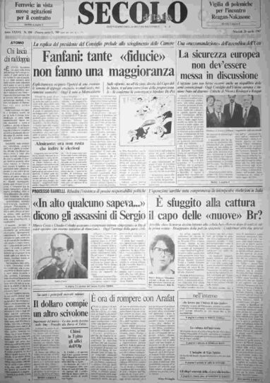 martedì 28 aprile 1987