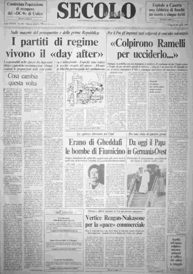 giovedì 30 aprile 1987