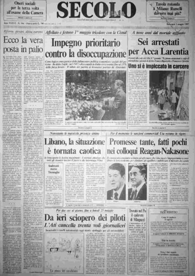 domenica 3 maggio 1987