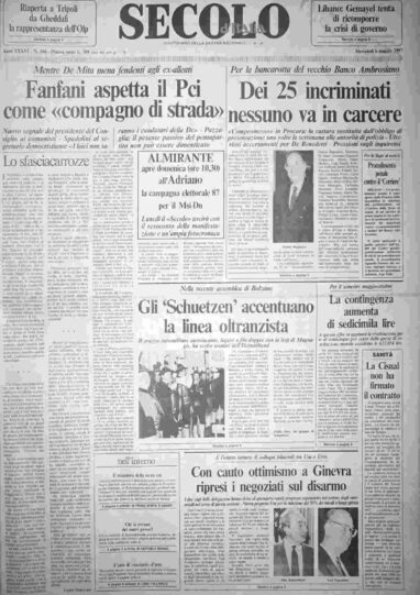 mercoledì 6 maggio 1987