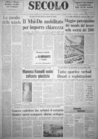 sabato 16 maggio 1987