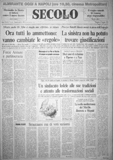 domenica 17 maggio 1987