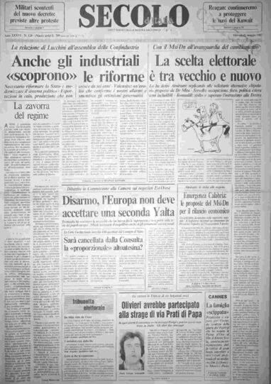 giovedì 21 maggio 1987