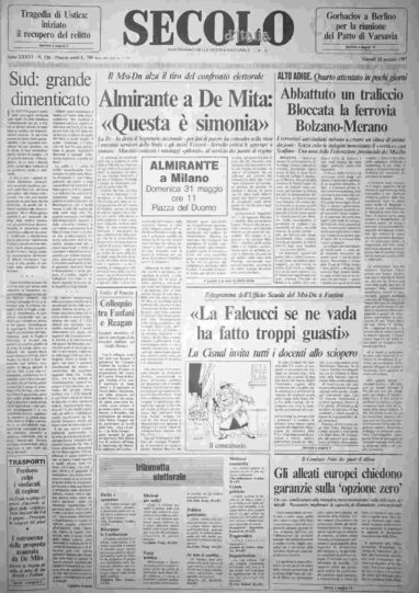 giovedì 28 maggio 1987