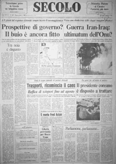 martedì 23 giugno 1987