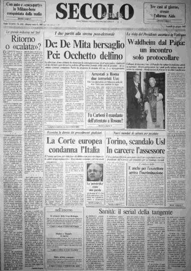 venerdì 26 giugno 1987