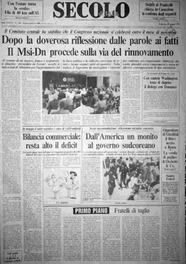 domenica 28 giugno 1987