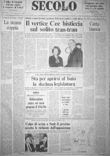 martedì 30 giugno 1987