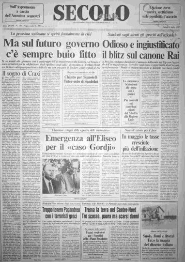 sabato 4 luglio 1987