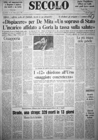 martedì 14 luglio 1987