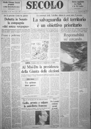 giovedì 30 luglio 1987