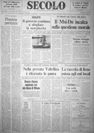 mercoledì 5 agosto 1987