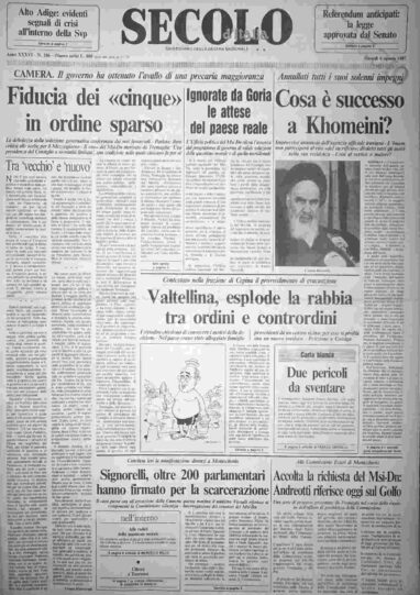 giovedì 6 agosto 1987