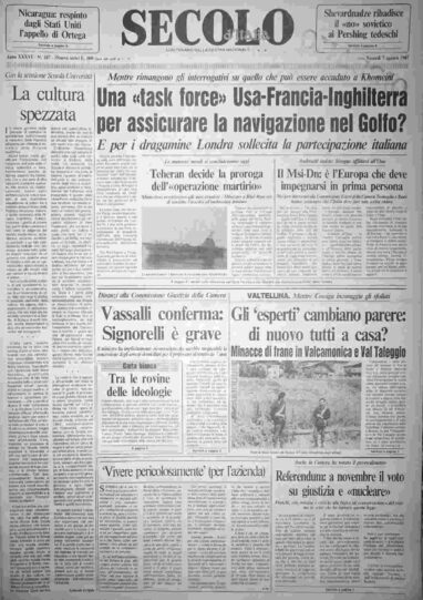 venerdì 7 agosto 1987