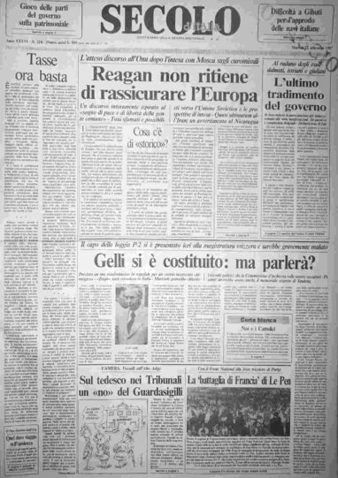 martedì 22 settembre 1987