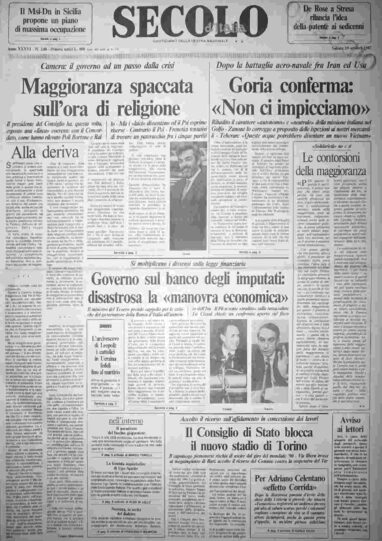 sabato 10 ottobre 1987