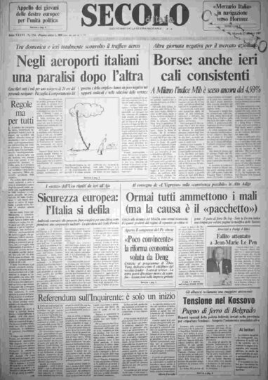 martedì 27 ottobre 1987