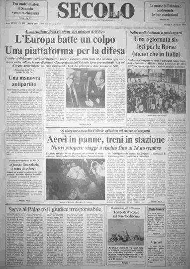 mercoledì 28 ottobre 1987