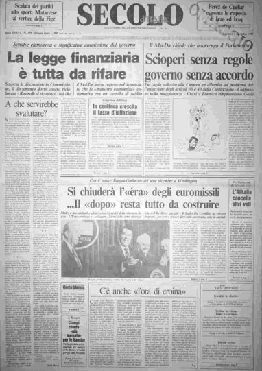 domenica 1 novembre 1987