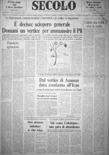 giovedì 12 novembre 1987