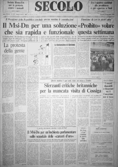 martedì 17 novembre 1987