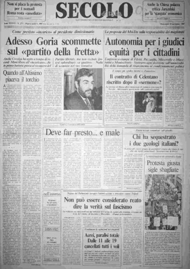mercoledì 18 novembre 1987