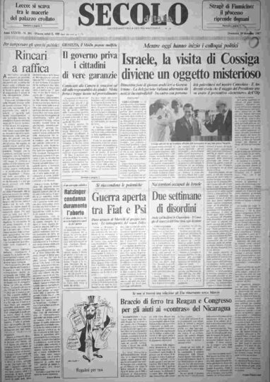 domenica 20 dicembre 1987