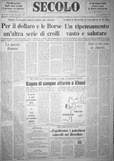 mercoledì 30 dicembre 1987