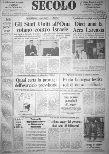 giovedì 7 gennaio 1988