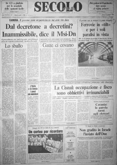 sabato 9 gennaio 1988
