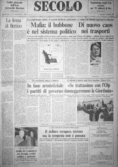 domenica 17 gennaio 1988