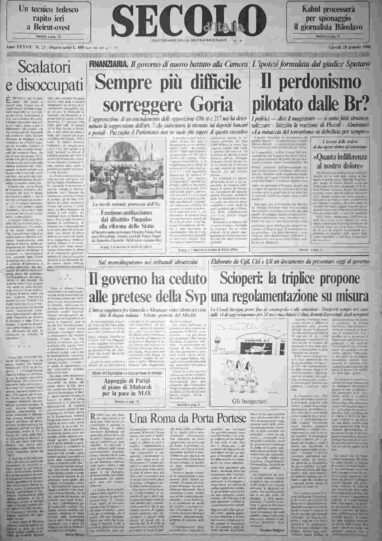 giovedì 28 gennaio 1988