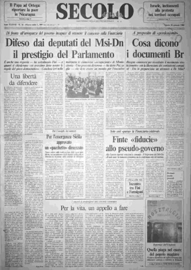 sabato 30 gennaio 1988