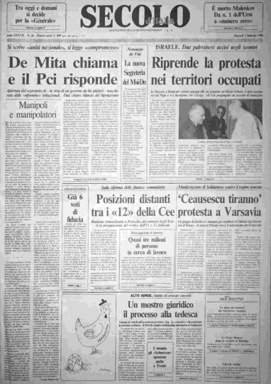 martedì 2 febbraio 1988